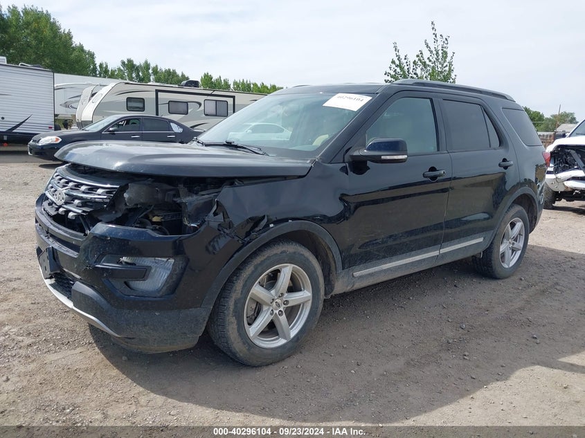 VIN 1FM5K8D80HGA87704 2017 FORD EXPLORER XLT