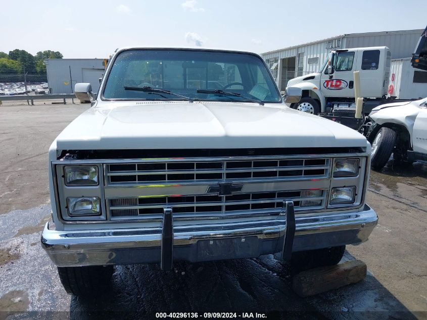 1985 Chevrolet K10 VIN: 2GCEK14H4F1161664 Lot: 40296136