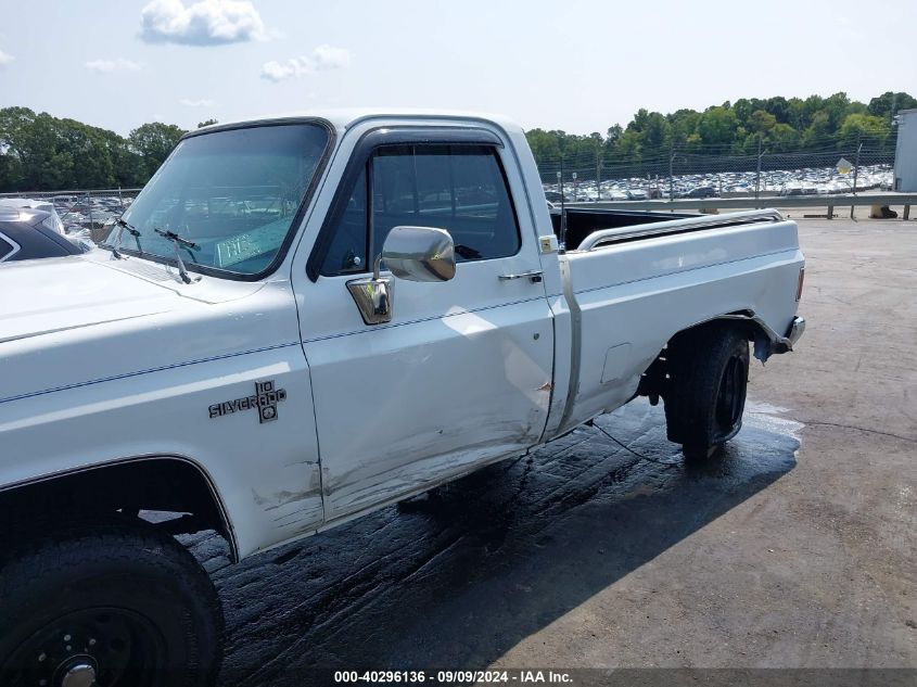 1985 Chevrolet K10 VIN: 2GCEK14H4F1161664 Lot: 40296136