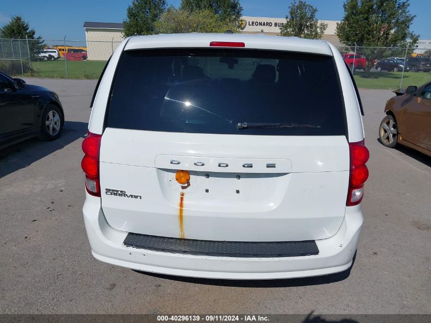 2016 Dodge Grand Caravan Se VIN: 2C4RDGBG6GR258117 Lot: 40296139