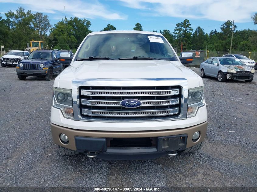 2013 Ford F-150 Lariat VIN: 1FTFW1ET6DFA59199 Lot: 40296147