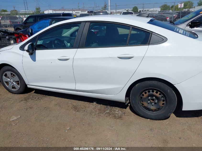 2017 Chevrolet Cruze Ls Manual VIN: 1G1BB5SM5H7149340 Lot: 40296176