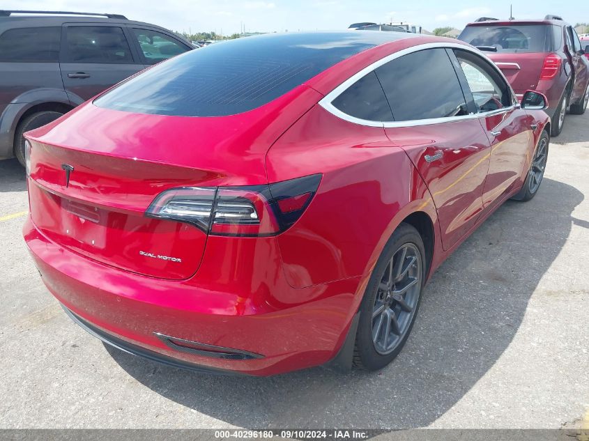 2018 TESLA MODEL 3 LONG RANGE/PERFORMANCE - 5YJ3E1EB8JF099698