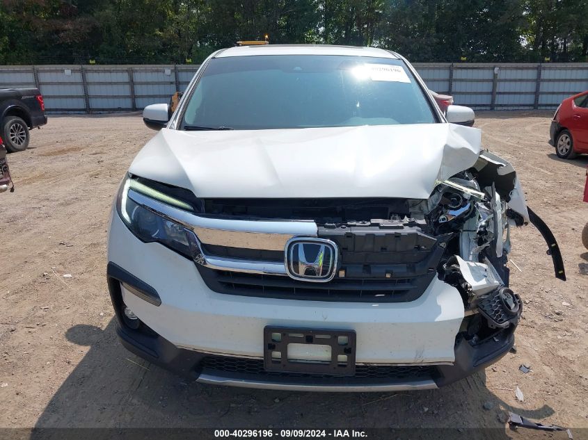 2019 Honda Pilot Ex-L VIN: 5FNYF6H57KB014647 Lot: 40296196