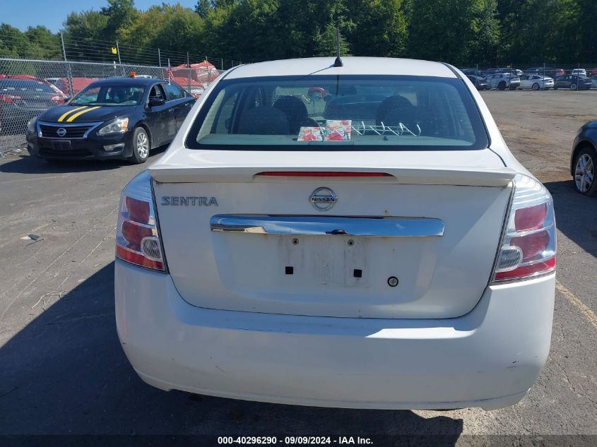 2011 Nissan Sentra 2.0S VIN: 3N1AB6APXBL685825 Lot: 40296290