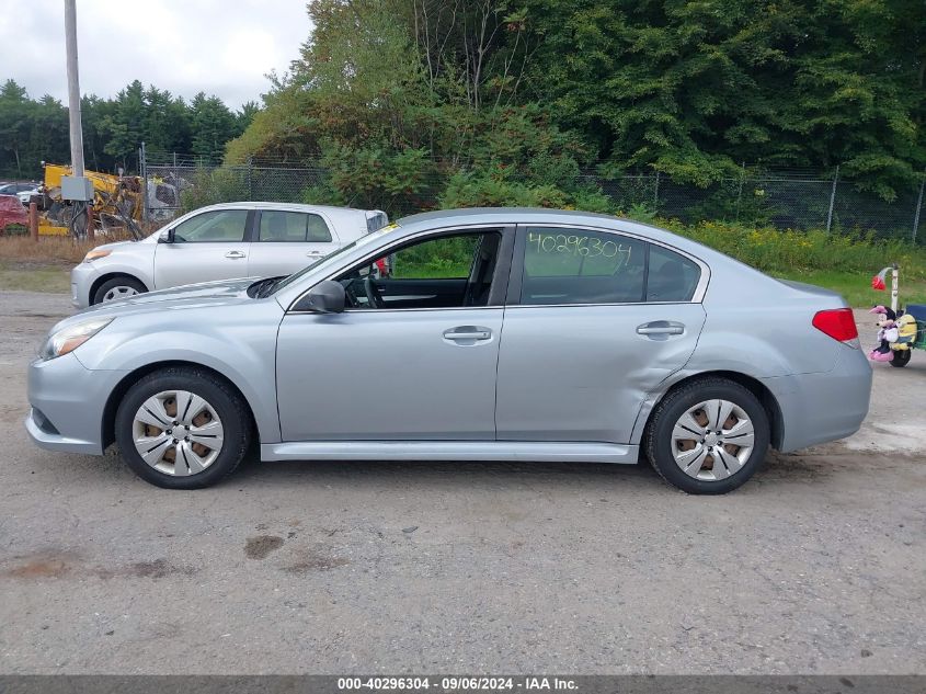 2013 Subaru Legacy 2.5I VIN: 4S3BMBA67D3011061 Lot: 40296304