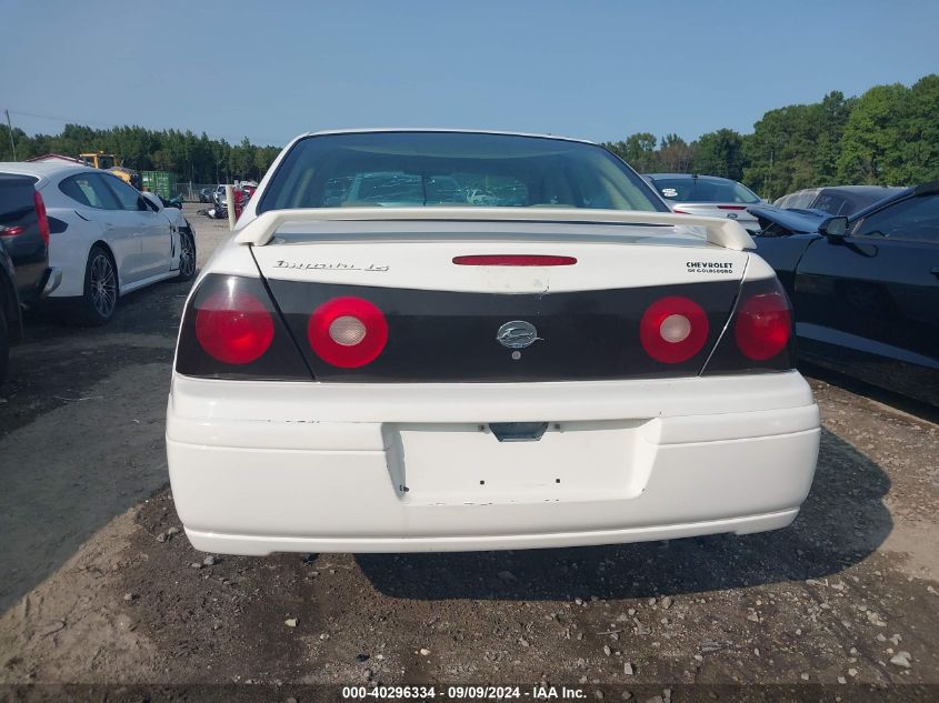 2004 Chevrolet Impala Ls VIN: 2G1WH52K449331635 Lot: 40296334