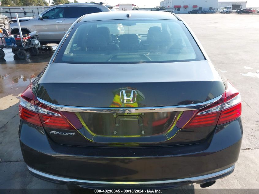 1HGCR2F85GA052256 2016 Honda Accord Ex-L