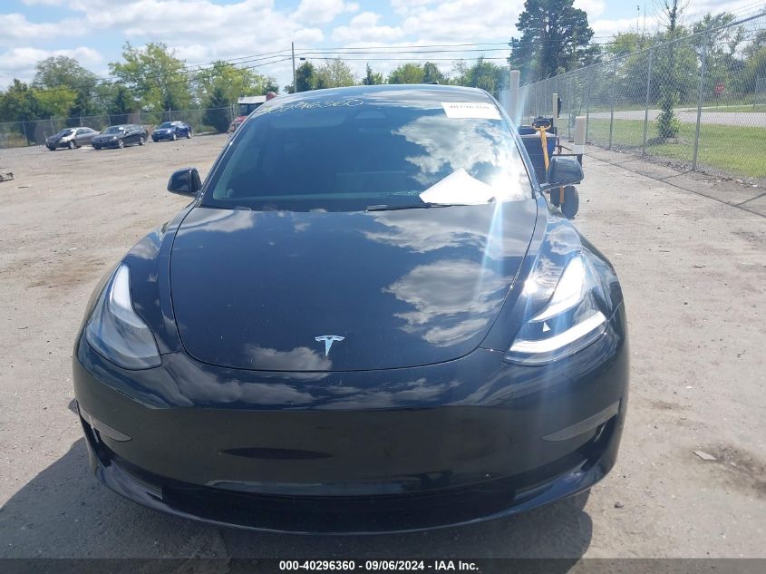 2022 Tesla Model 3 Performance Dual Motor All-Wheel Drive VIN: 5YJ3E1EC4NF258523 Lot: 40296360