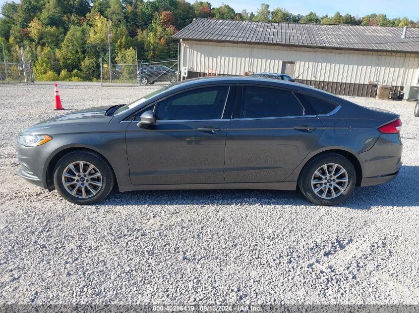 2017 Ford Fusion S VIN: 3FA6P0G74HR123679 Lot: 40296419