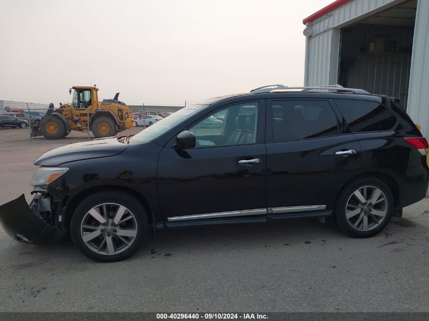 2014 Nissan Pathfinder S/Sv/Sl/Platinum VIN: 5N1AR2MM4EC699685 Lot: 40296440