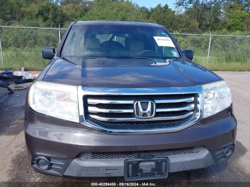 2013 Honda Pilot Lx VIN: 5FNYF3H27DB022898 Lot: 40296458