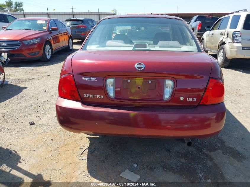 2004 Nissan Sentra 1.8S VIN: 3N1CB51D24L464666 Lot: 40296497