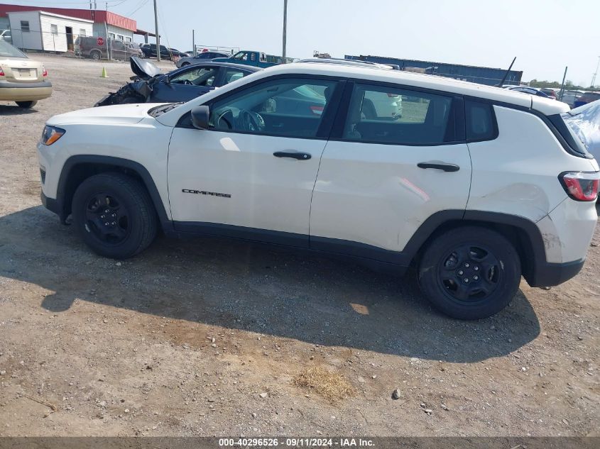 2018 Jeep Compass Sport VIN: 3C4NJCAB4JT194458 Lot: 40296526