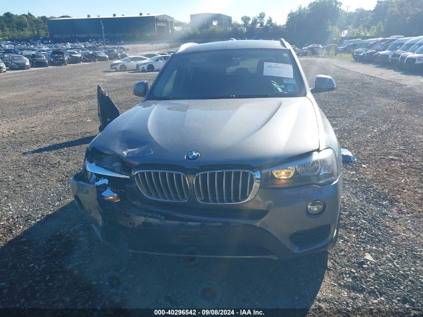 2015 BMW X3 XDRIVE28I - 5UXWX9C54F0D61727