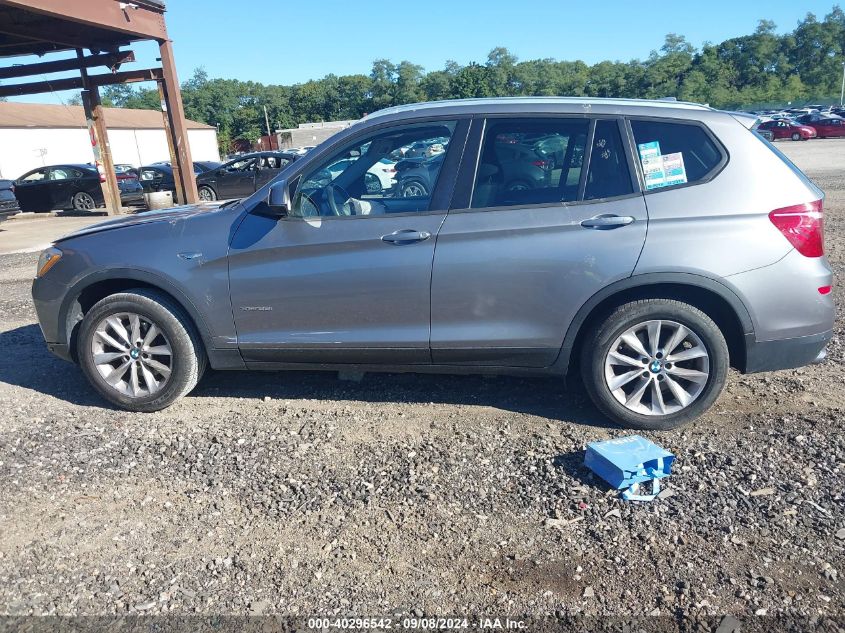 2015 BMW X3 XDRIVE28I - 5UXWX9C54F0D61727