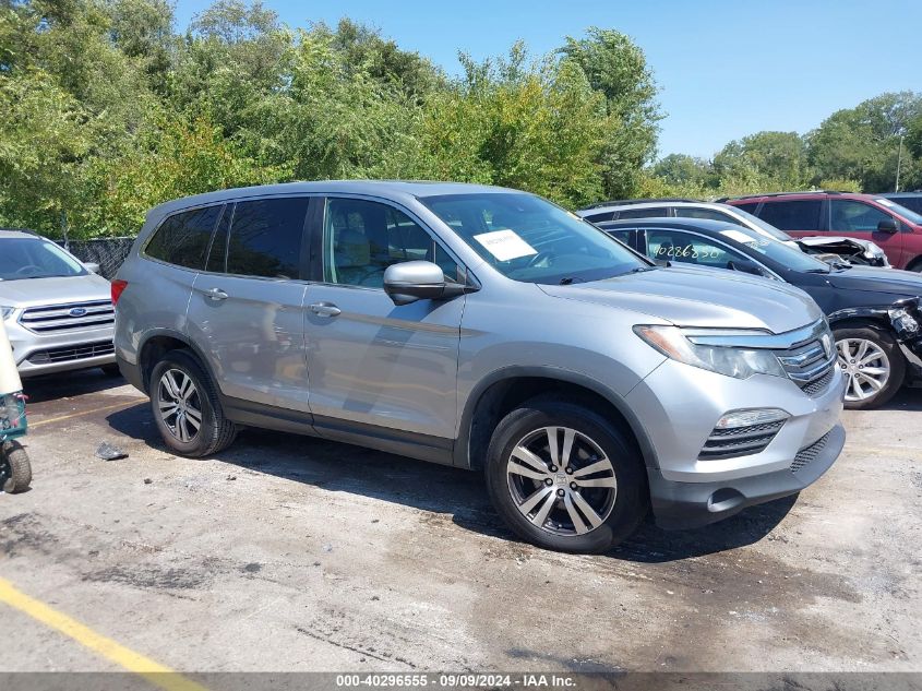 2016 Honda Pilot Ex-L VIN: 5FNYF6H63GB105382 Lot: 40296555