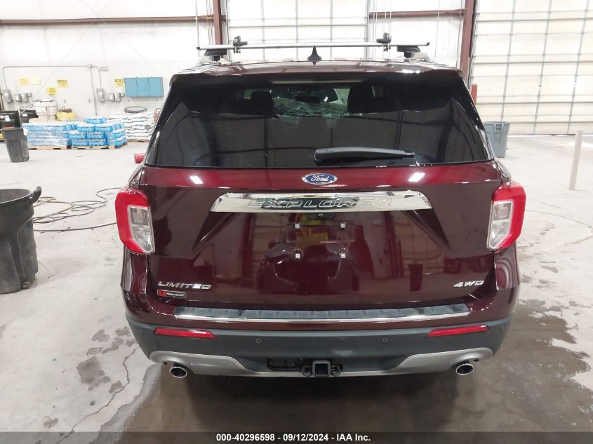 2022 Ford Explorer Limited VIN: 1FMSK8FH6NGB45259 Lot: 40296598