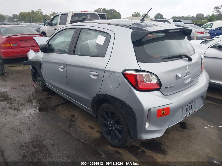 2023 Mitsubishi Mirage Se/Black Edition/Ralliart VIN: ML32AWHJ6PH007135 Lot: 40296612