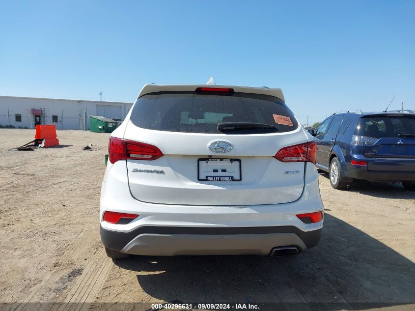 2018 Hyundai Santa Fe Sport 2.4L VIN: 5XYZU3LB1JG566349 Lot: 40296631