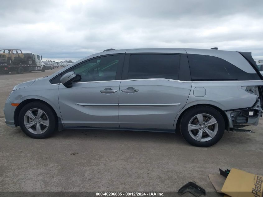 2018 Honda Odyssey Exl VIN: 5FNRL6H79JB111832 Lot: 40296685