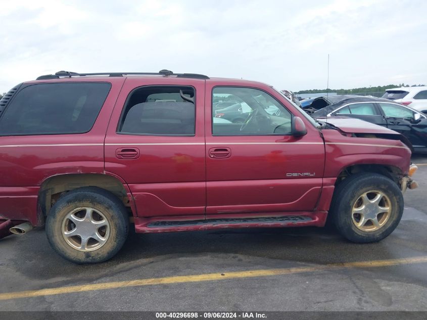 2002 GMC Yukon Denali VIN: 1GKEK63U82J296663 Lot: 40296698