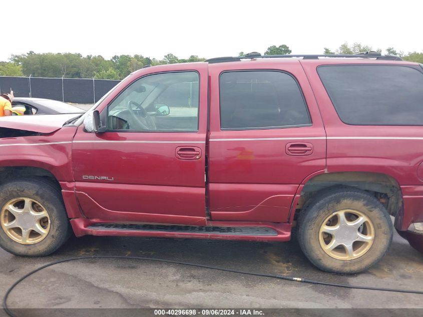 2002 GMC Yukon Denali VIN: 1GKEK63U82J296663 Lot: 40296698