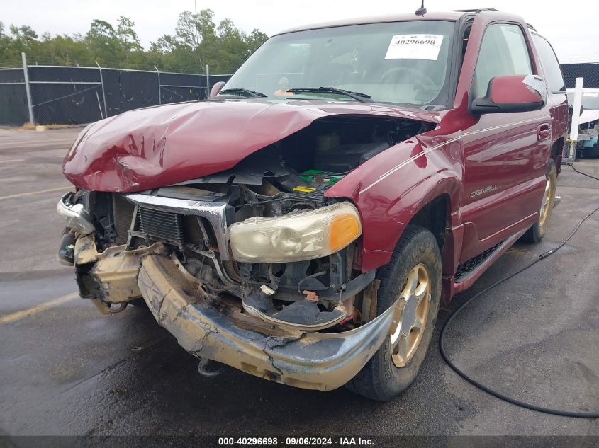 2002 GMC Yukon Denali VIN: 1GKEK63U82J296663 Lot: 40296698