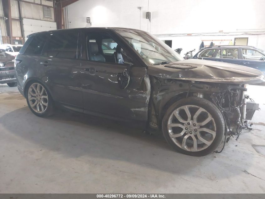 2015 Land Rover Range Rover Sport 3.0L V6 Supercharged Hse VIN: SALWR2VF1FA534953 Lot: 40296772