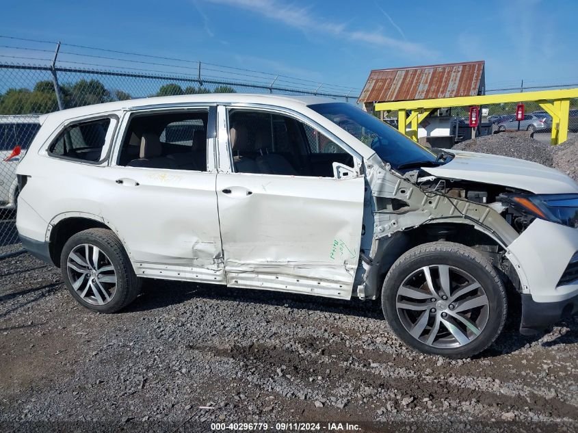 2017 Honda Pilot Touring VIN: 5FNYF6H94HB090144 Lot: 40296779