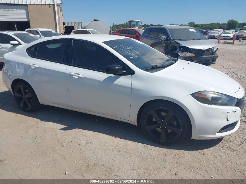 2016 Dodge Dart Sxt VIN: 1C3CDFBBXGD592288 Lot: 40296782