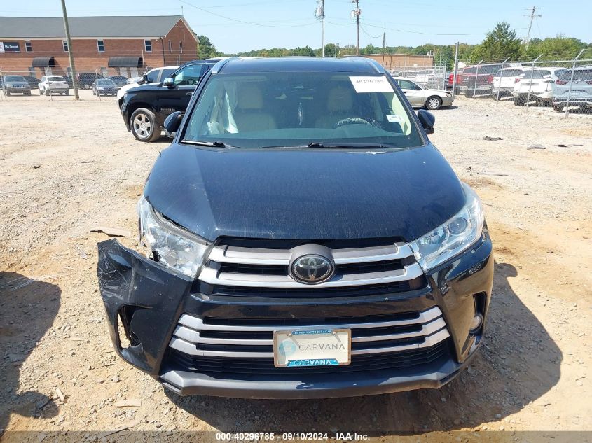 2017 Toyota Highlander Se/Xle VIN: 5TDJZRFHXHS480455 Lot: 40296785