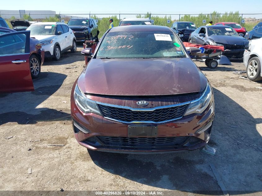 2020 Kia Optima Lx/S/Se VIN: 5XXGT4L32LG380884 Lot: 40296820