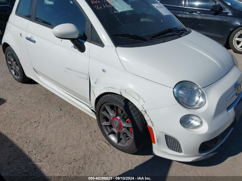 2015 Fiat 500 Abarth VIN: 3C3CFFFH7FT610053 Lot: 40296821