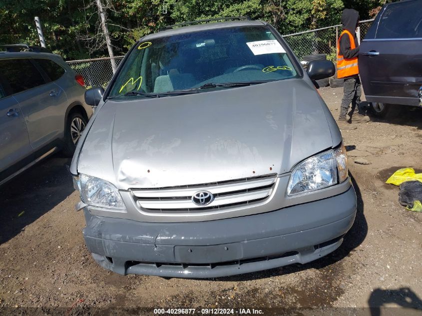 2003 Toyota Sienna Ce VIN: 4T3ZF19C73U552636 Lot: 40296877