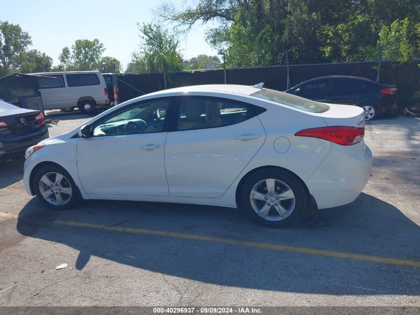 2013 Hyundai Elantra Gls VIN: 5NPDH4AE4DH275004 Lot: 40296937