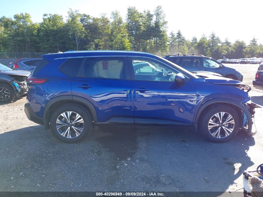 2022 Nissan Rogue Sv Intelligent Awd VIN: 5N1BT3BB1NC702796 Lot: 40296949