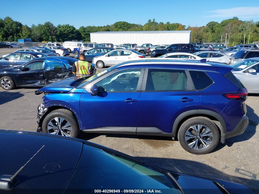 2022 Nissan Rogue Sv Intelligent Awd VIN: 5N1BT3BB1NC702796 Lot: 40296949