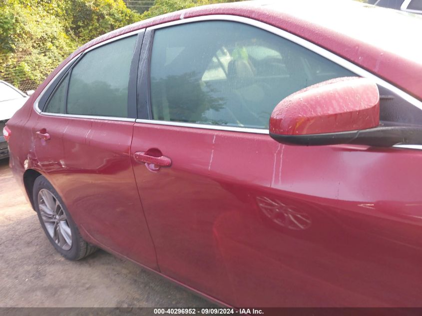 2016 TOYOTA CAMRY SE - 4T1BF1FK1GU600399