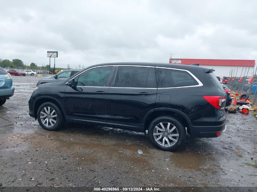 2019 Honda Pilot Ex-L VIN: 5FNYF5H53KB033934 Lot: 40296965