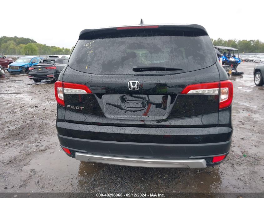 2019 Honda Pilot Ex-L VIN: 5FNYF5H53KB033934 Lot: 40296965