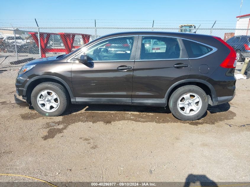 2015 Honda Cr-V Lx VIN: 2HKRM3H3XFH507964 Lot: 40296977