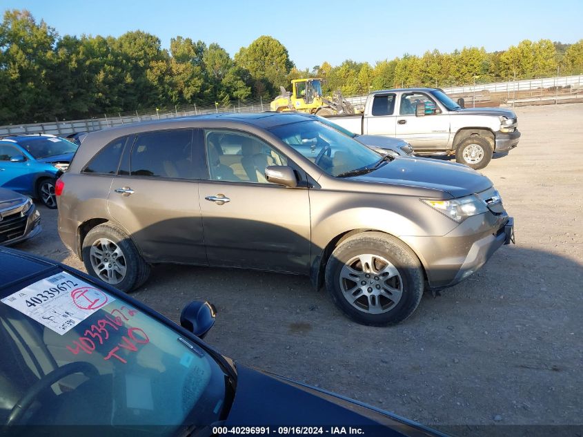 2009 Acura Mdx Technology Package VIN: 2HNYD284X9H509574 Lot: 40296991