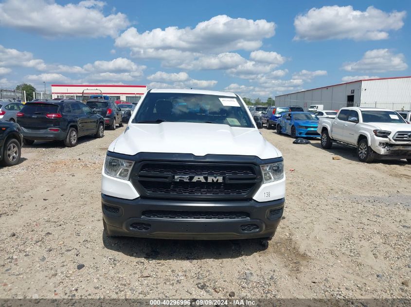 2021 Ram 1500 Tradesman Quad Cab 4X2 6'4 Box VIN: 1C6SRECG2MN711347 Lot: 40296996