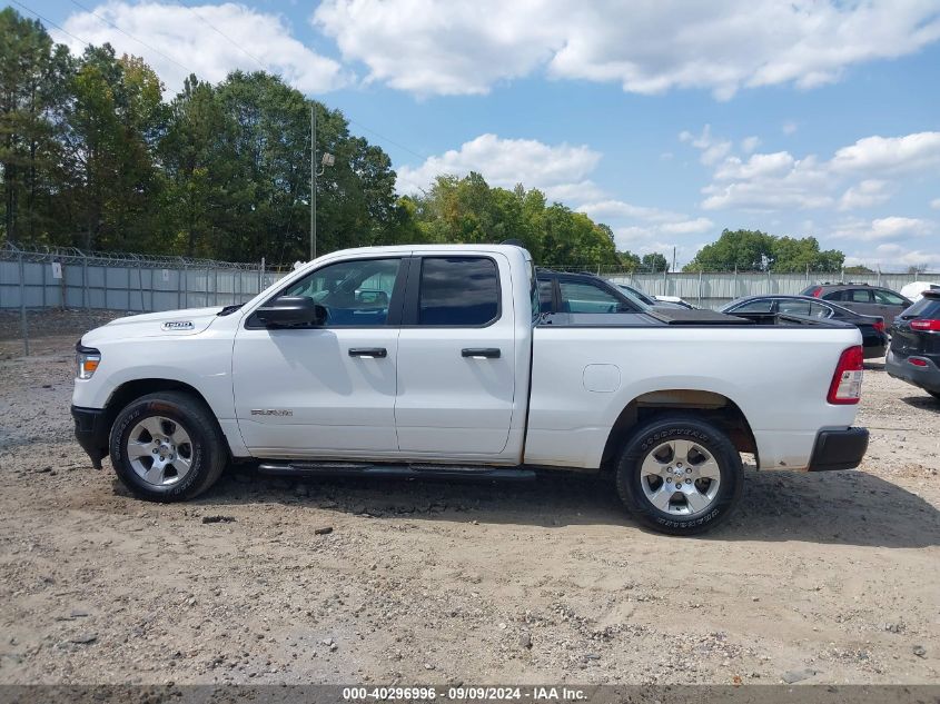 2021 Ram 1500 Tradesman Quad Cab 4X2 6'4 Box VIN: 1C6SRECG2MN711347 Lot: 40296996