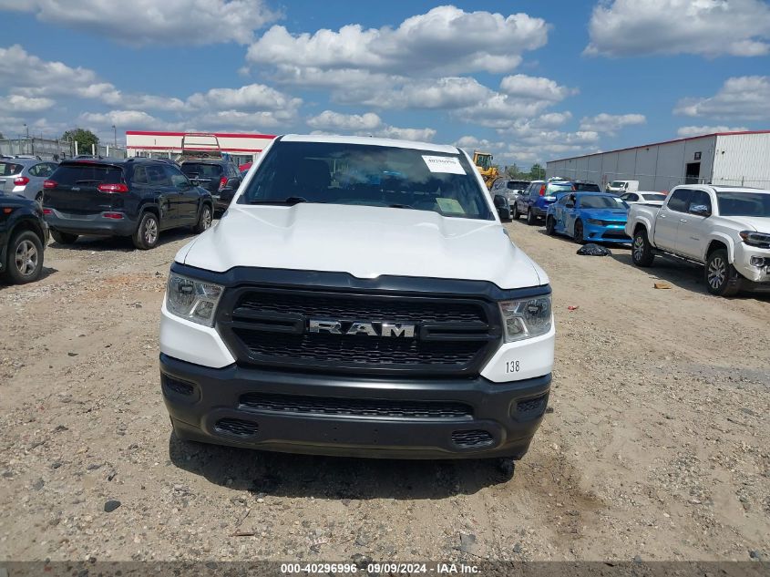 2021 Ram 1500 Tradesman Quad Cab 4X2 6'4 Box VIN: 1C6SRECG2MN711347 Lot: 40296996