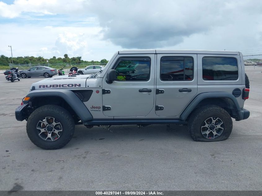 2018 Jeep Wrangler Unlimited Rubicon 4X4 VIN: 1C4HJXFG2JW107191 Lot: 40297041