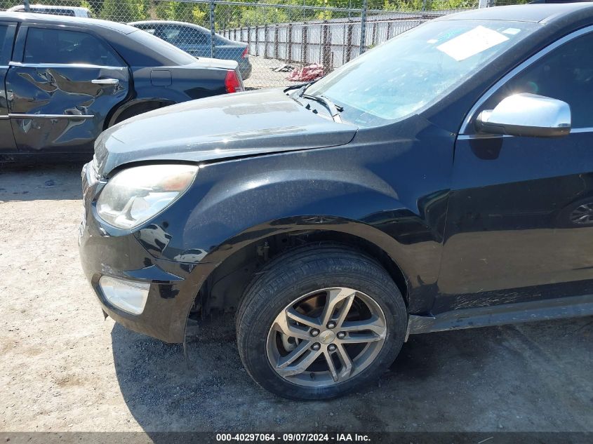 2016 Chevrolet Equinox Ltz VIN: 2GNALDEK4G6218884 Lot: 40297064