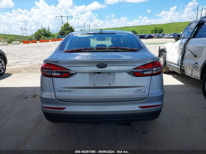 2019 Ford Fusion Hybrid Se VIN: 3FA6P0LU2KR205669 Lot: 40297090