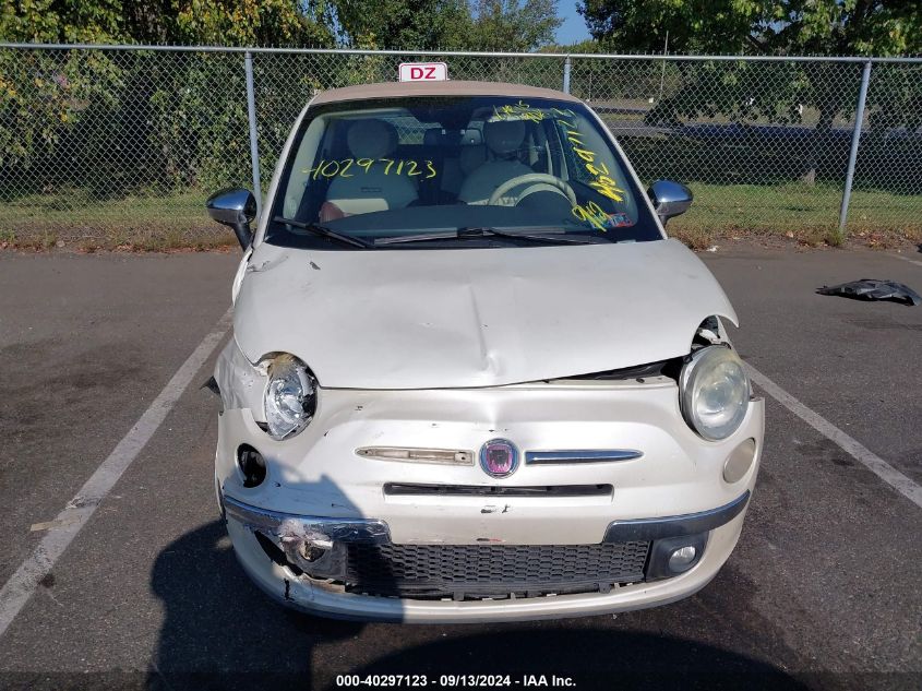 2012 Fiat 500 Lounge VIN: 3C3CFFER3CT127617 Lot: 40297123